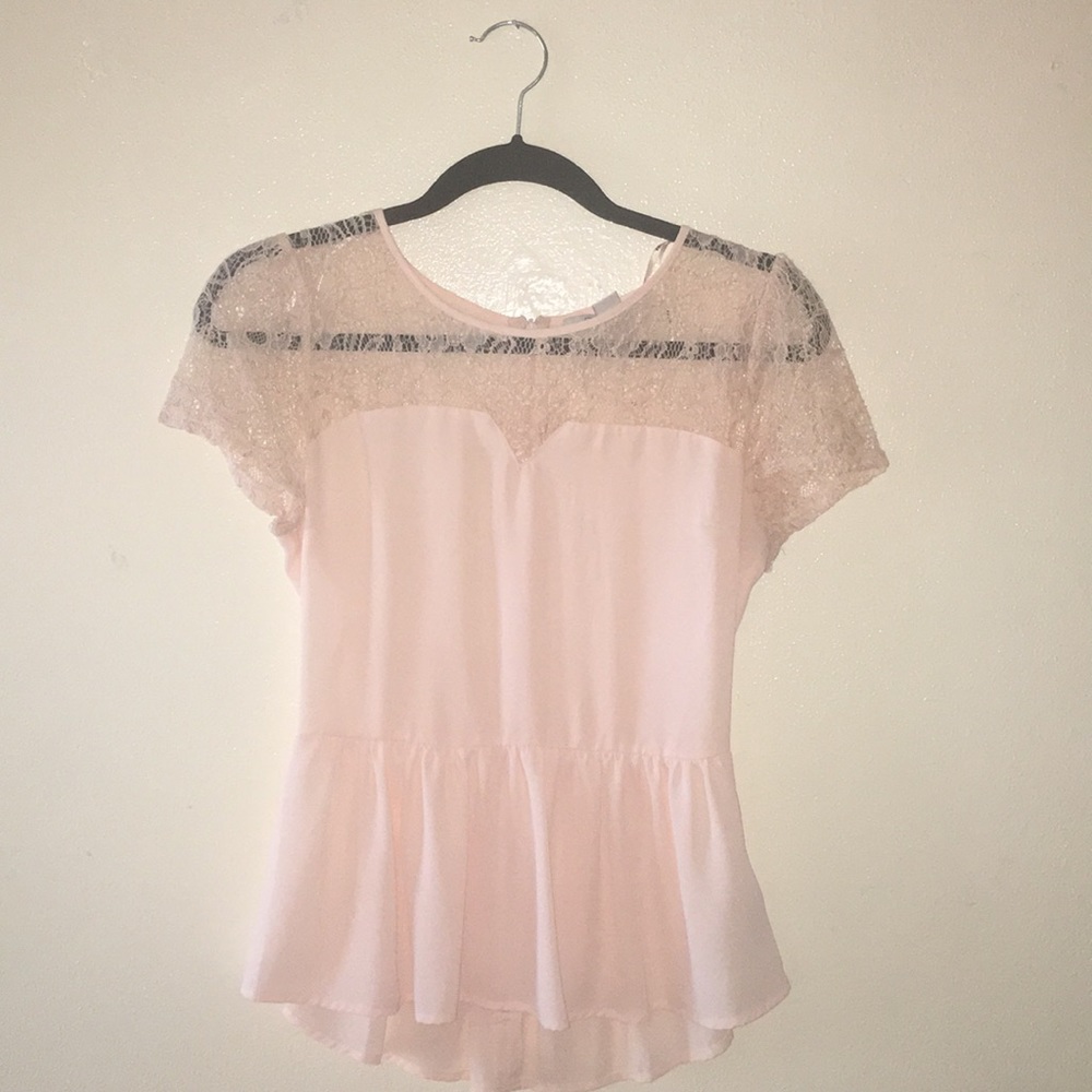Peach blouse